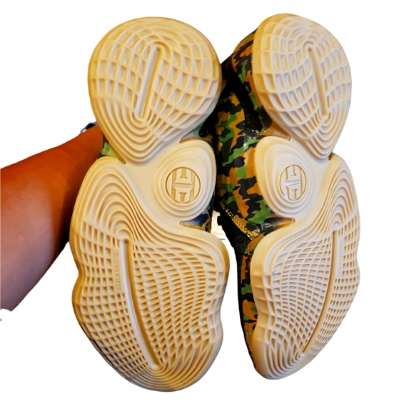 Adidas Harden Vol. 4 Basketball Shoes Black & Camo - Size 7 - Picture 10 of 11